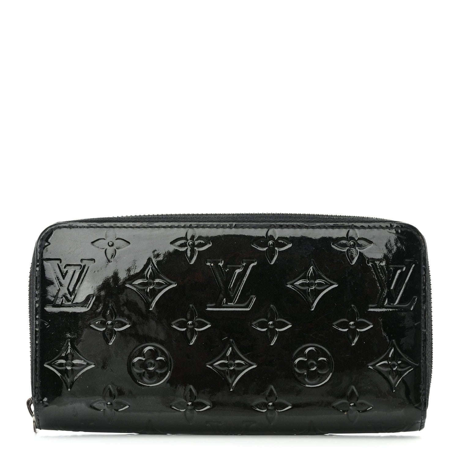 Louis Vuitton Vernis Zippy Wallet Noir Magnetique 1 of 12