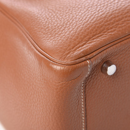 Hermes Taurillon Clemence Lindy 30 Gold 10 of 14