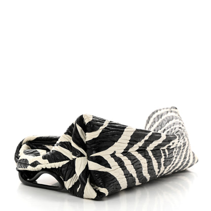 Bottega Veneta Nappa BV Trine Clutch Zebra 4 of 7