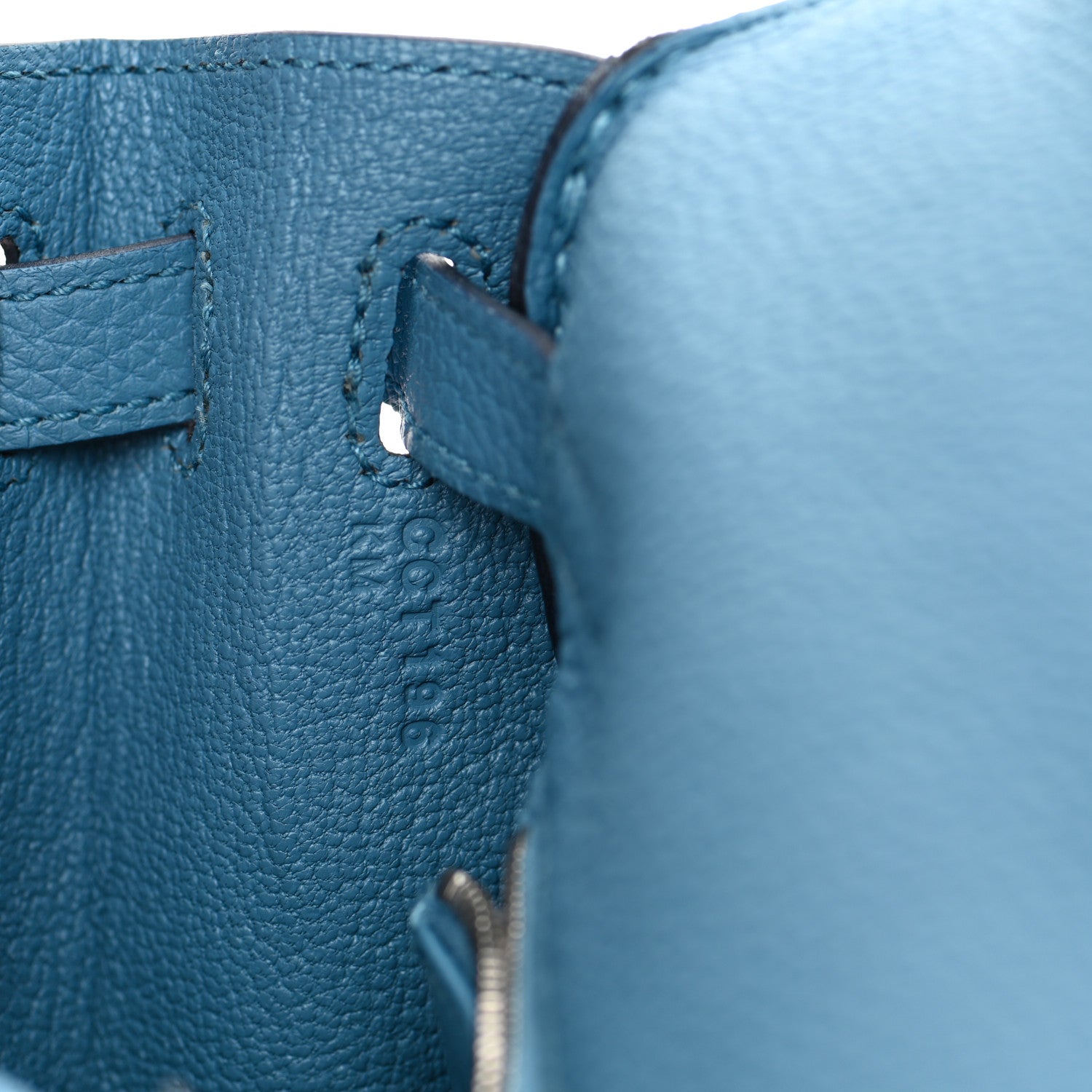 Hermes Togo Kelly Retourne 25 Azur 27 of 36