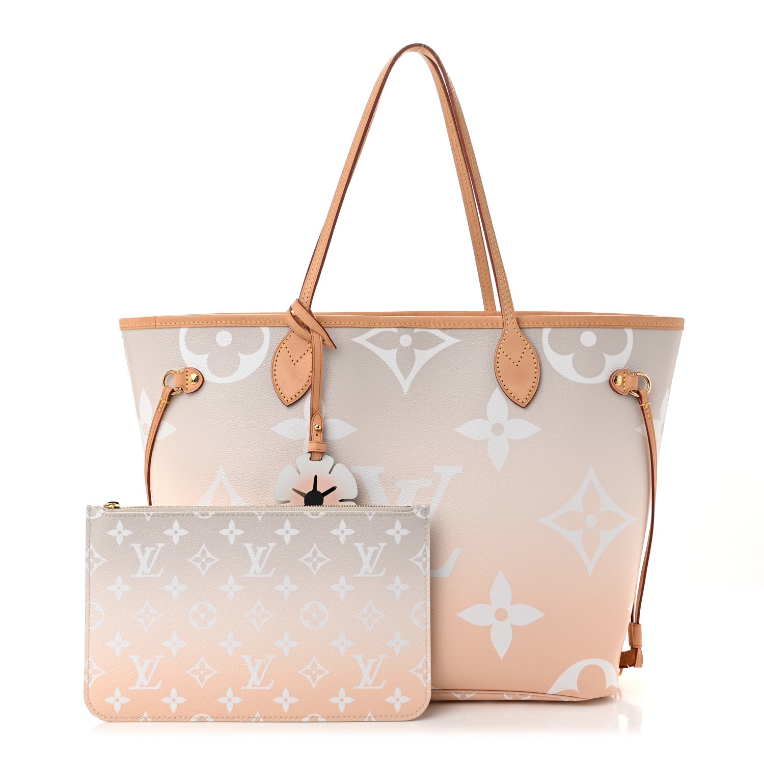 Louis Vuitton Monogram Giant By The Pool Neverfull MM Brume 3 of 10