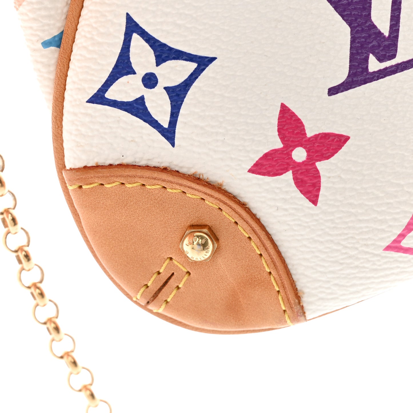 Monogram Multicolor Pochette Milla MM White