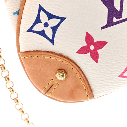 Louis Vuitton Monogram Multicolor Pochette Milla MM White 12 of 16