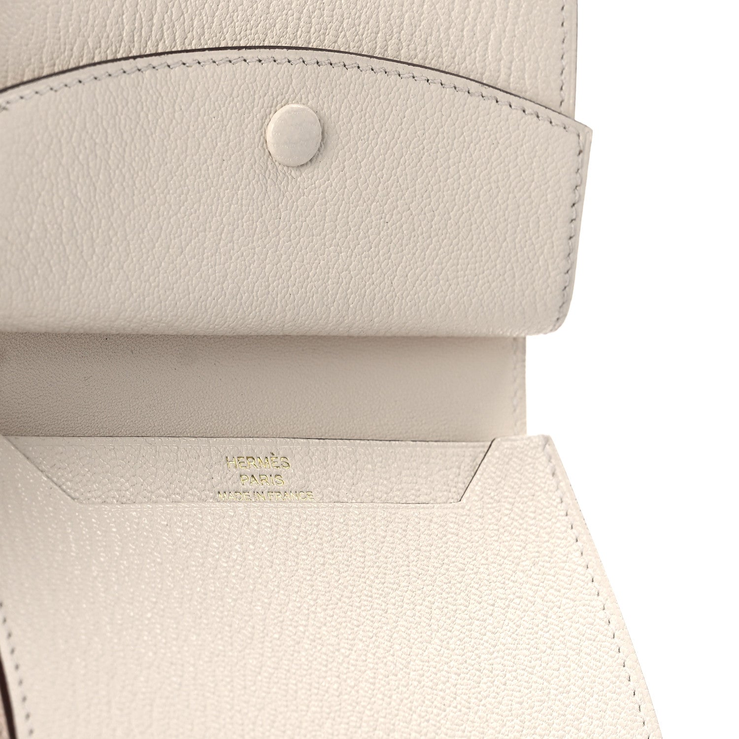 Hermes Chevre Mysore Mini Bearn Wallet Nata 5 of 10
