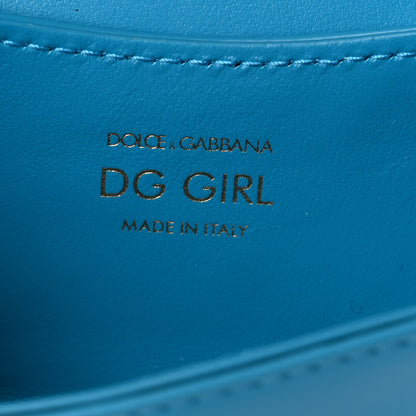 Dolce & Gabbana Calfskin Micro DG Girls Shoulder Bag Turquoise 6 of 8