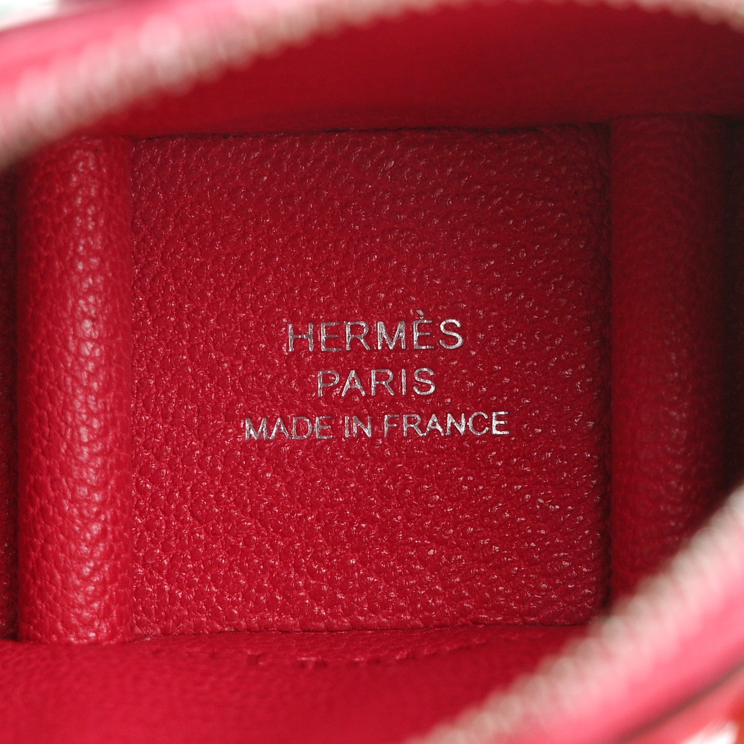 Hermes Chevre Chamkila Bolide On Wheels Bag Charm Rose Extreme Vert Vertigo 3 of 5