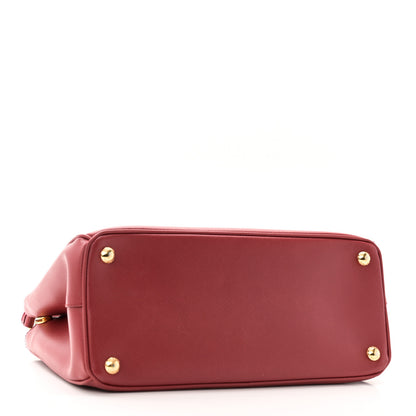 Prada Saffiano Lux Medium Galleria Double Zip Tote Fuoco 4 of 13