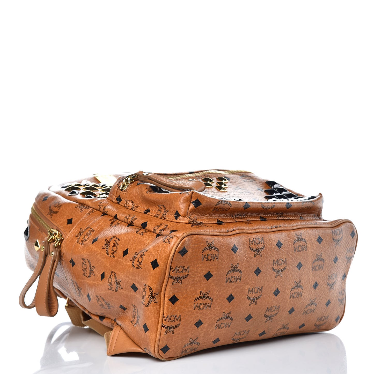 Visetos Studded Medium Stark M Backpack Cognac