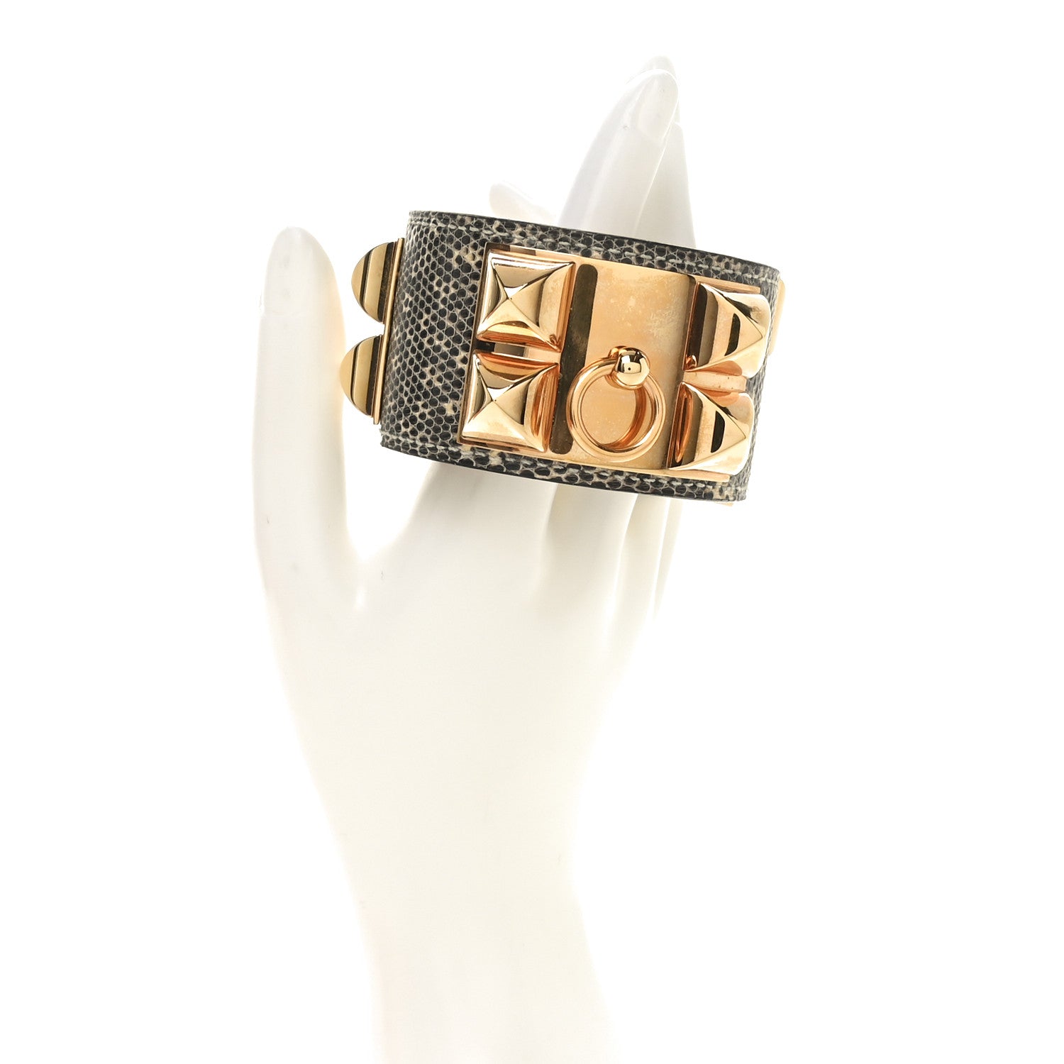 Hermes Lizard Collier De Chien CDC Bracelet T2 Ombre 2 of 6