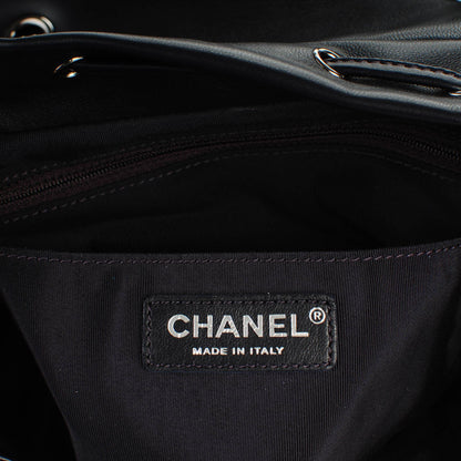 Chanel Lambskin Quilted Large Urban Spirit Backpack Navy 7 of 7
