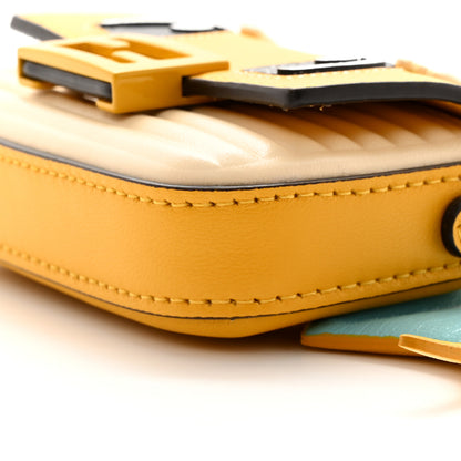 Fendi X FRGMT X POKEMON Nappa Pokemon Inlay Nano Maxi Buckle Baguette Charm Mimosa Multicolor 8 of 9