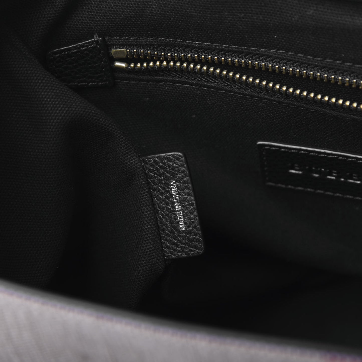 Canvas Mega Check Small Baildon Messenger Bag Black