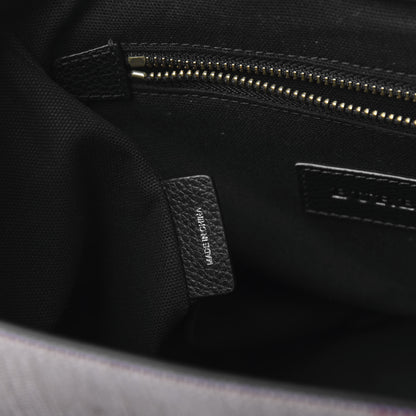 Burberry Canvas Mega Check Small Baildon Messenger Bag Black 9 of 10
