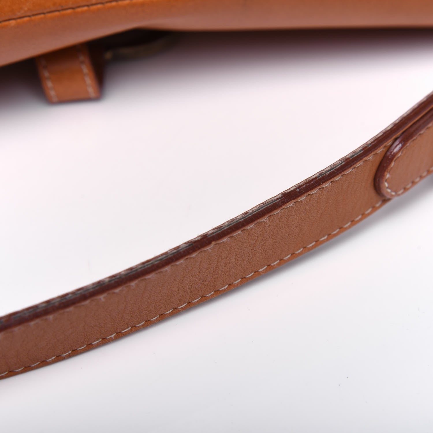 Christian Dior Calfskin Saddle Bag Tan 27 of 27