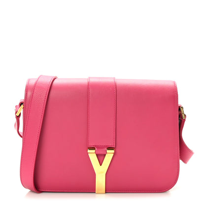 Saint Laurent Calfskin Classic Y Satchel Fuchsia 1 of 10