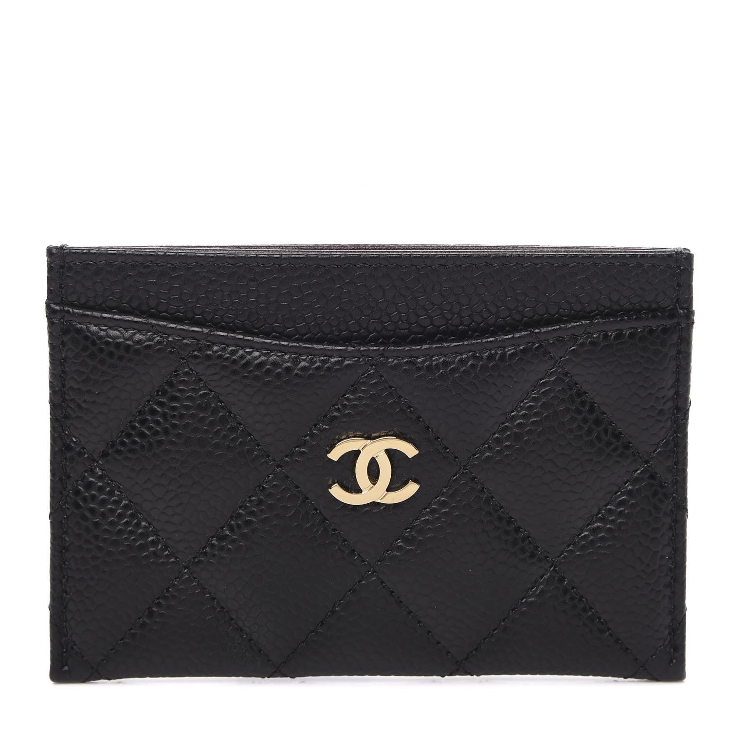 Chanel Caviar Quilted Card Holder Black 1 of 9