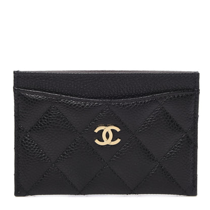 Chanel Caviar Quilted Card Holder Black 1 of 9