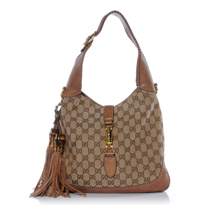 Gucci Monogram Small New Jackie Hobo 1 of 7