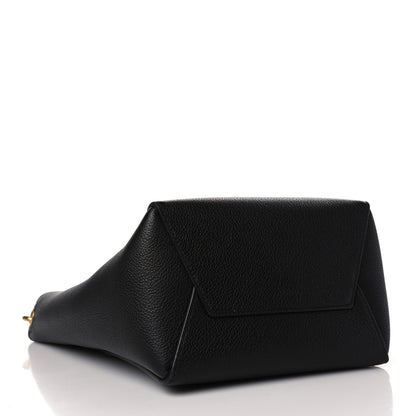 Celine Soft Grained Calfskin Small Sangle Bucket Bag Black 4 of 8