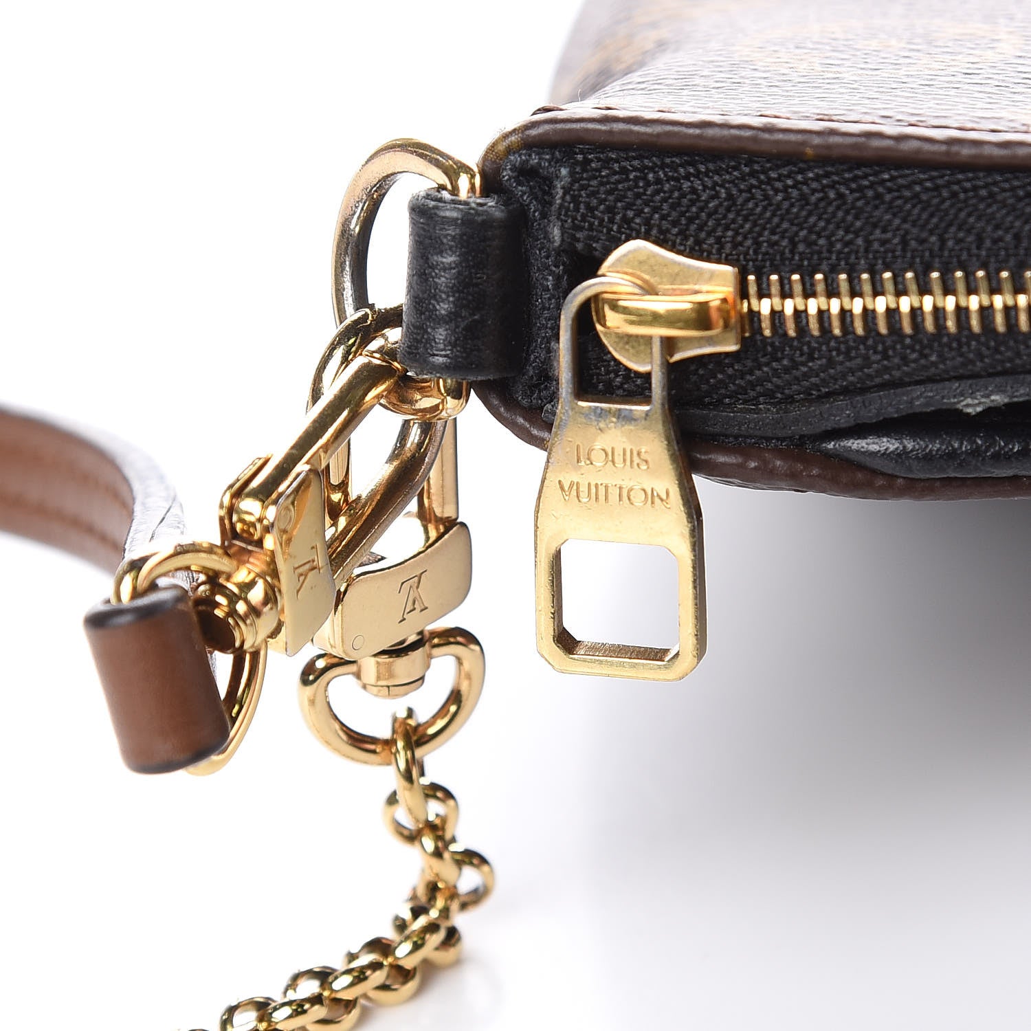Louis Vuitton Monogram Pallas Clutch Black 7 of 11