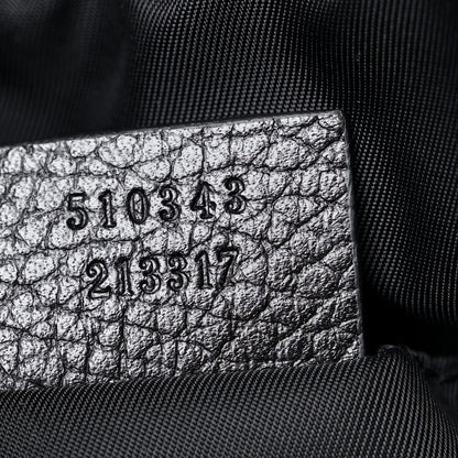 Gucci Nylon Monogram Medium Light Single Buckle Backpack Black 7 of 13