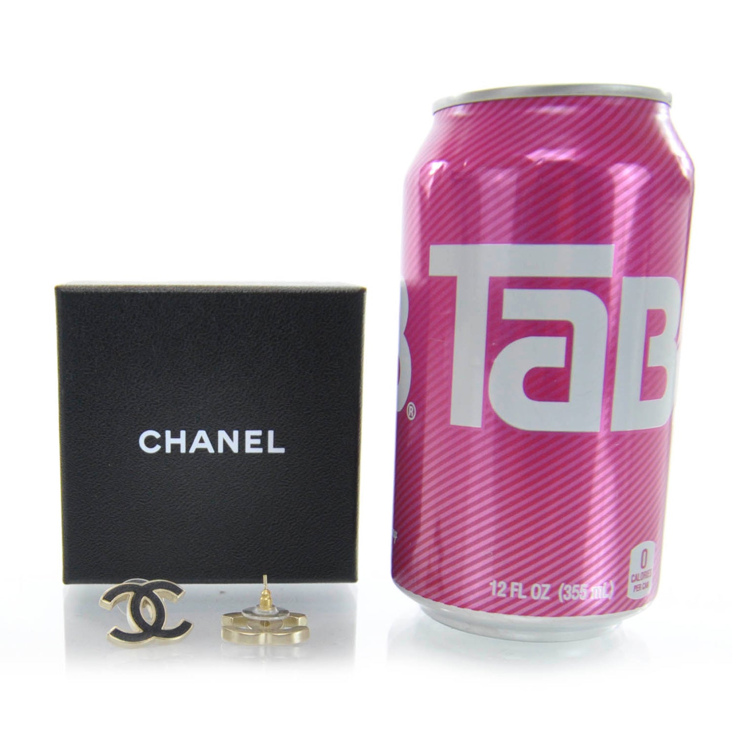 CC Earrings Black