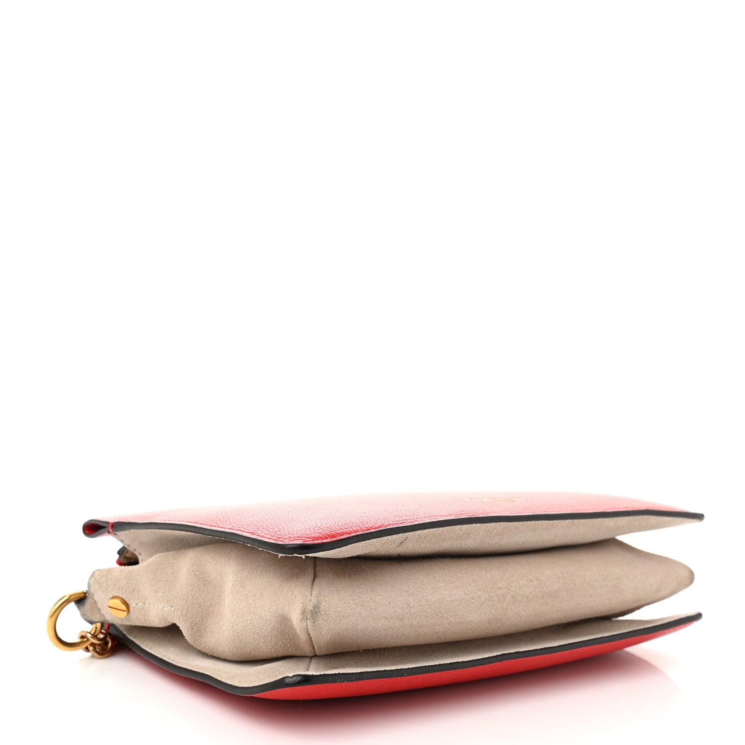 Givenchy Goatskin Suede Cross 3 Crossbody Bag Red 4 of 10