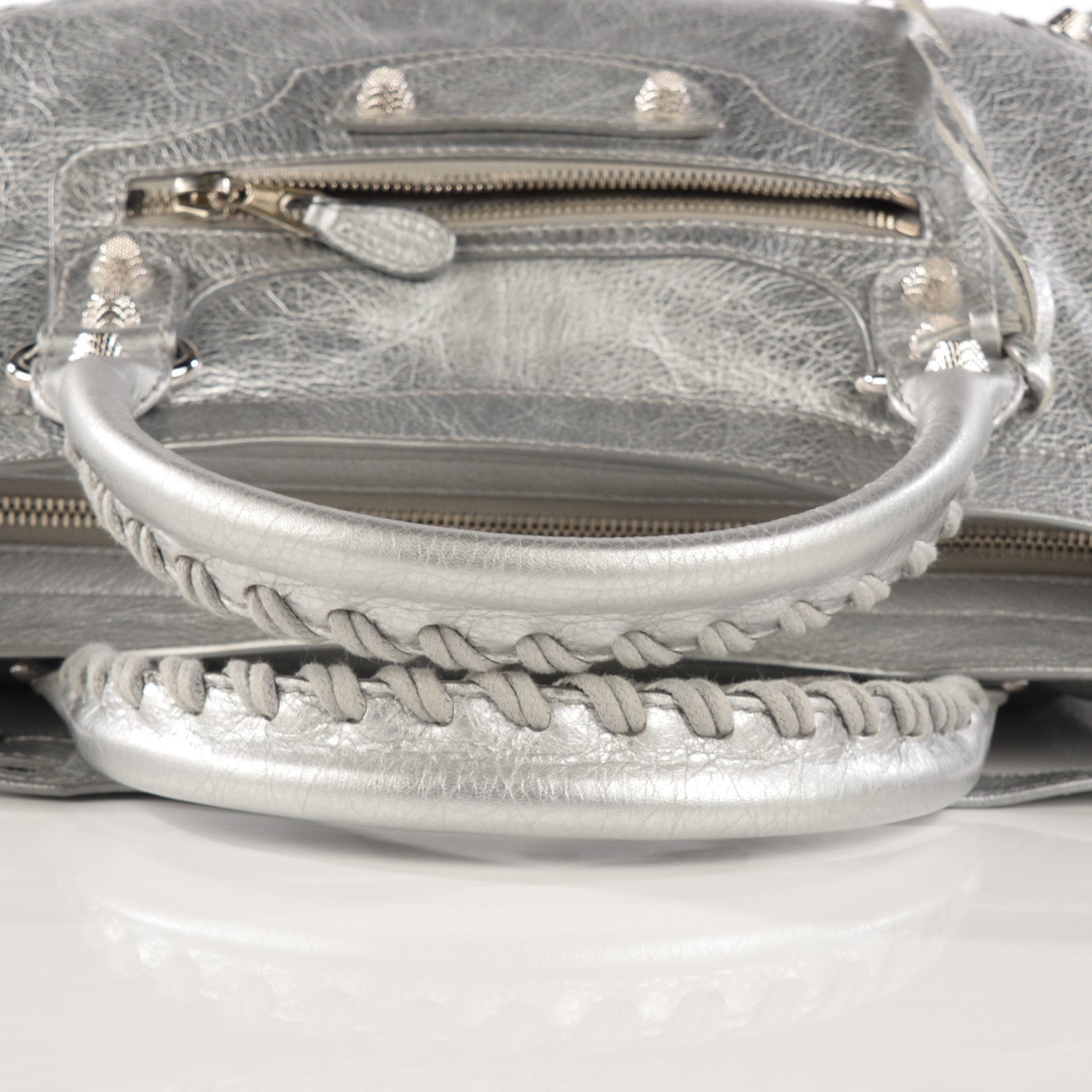 Balenciaga Agneau Giant 12 Silver Hardware City Gris Aluminum 8 of 8