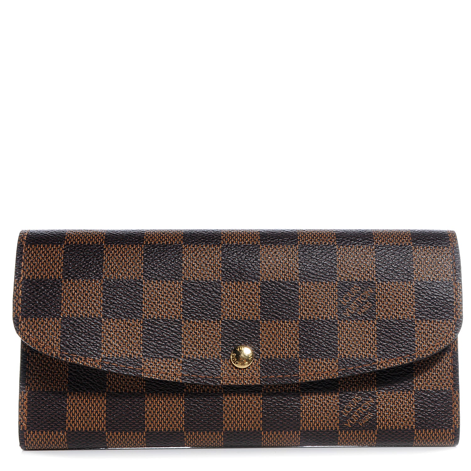 Louis Vuitton Damier Ebene Emilie Wallet 1 of 8