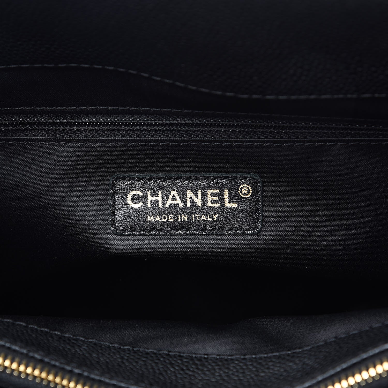 Chanel Caviar Quilted XL Grand Shopping Tote GST Black 6 of 11