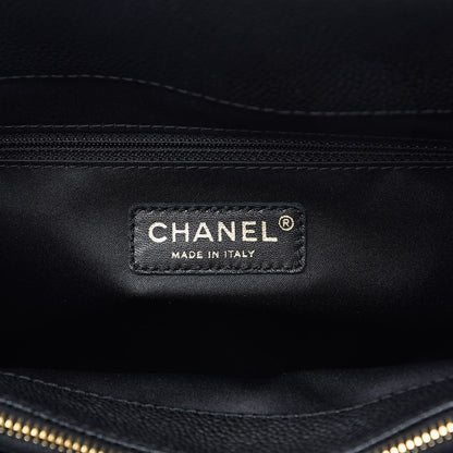 Chanel Caviar Quilted XL Grand Shopping Tote GST Black 6 of 11