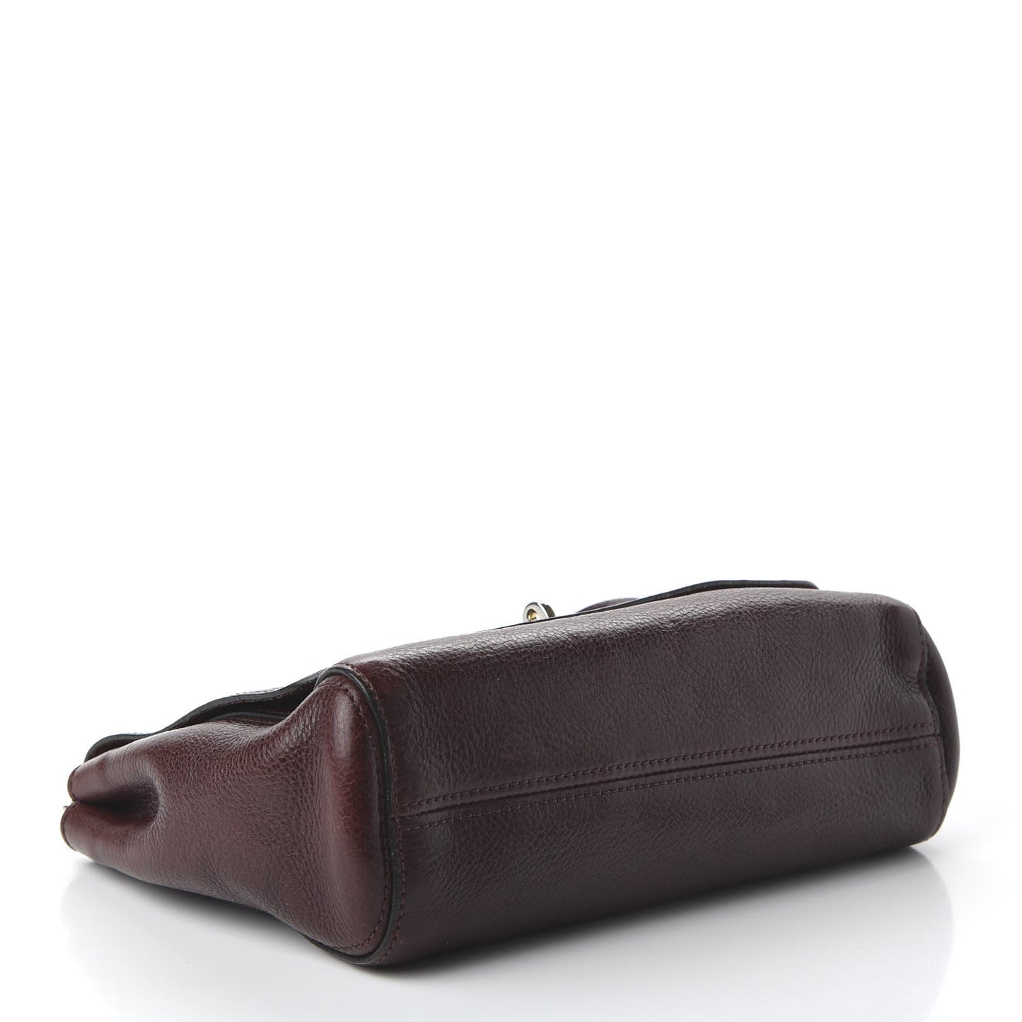 Small Classic Grain Calfskin Small Lily Flap Oxblood