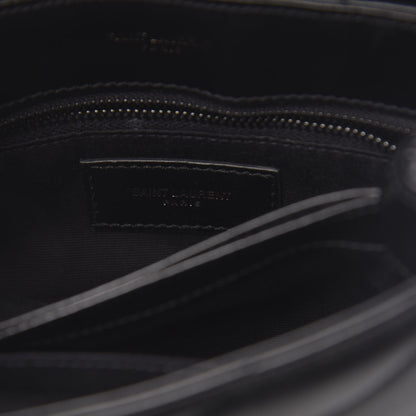 Saint Laurent Calfskin Y Quilted Monogram Toy Loulou Crossbody Bag Black 6 of 9