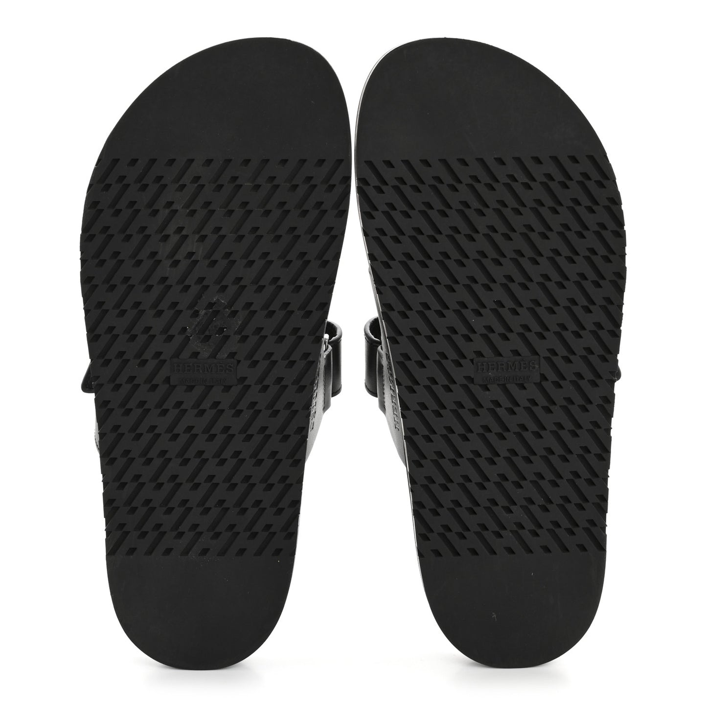 Calfskin Womens Chypre Sandals 39.5 Black