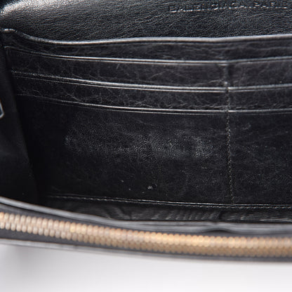 Balenciaga Chevre Classic Hardware Classic Hardware Money Wallet Black 9 of 10
