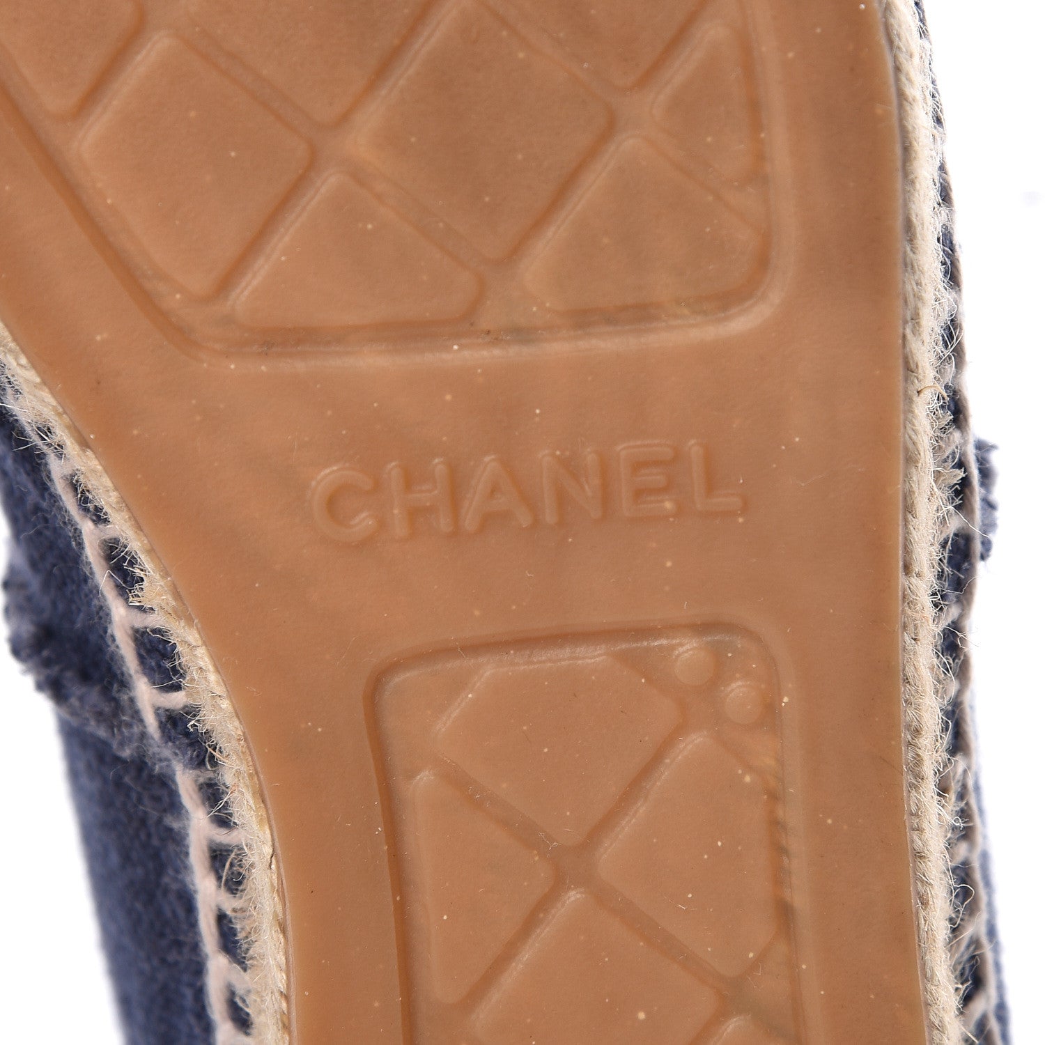 Chanel Canvas CC Espadrilles 40 Navy Black 12 of 16