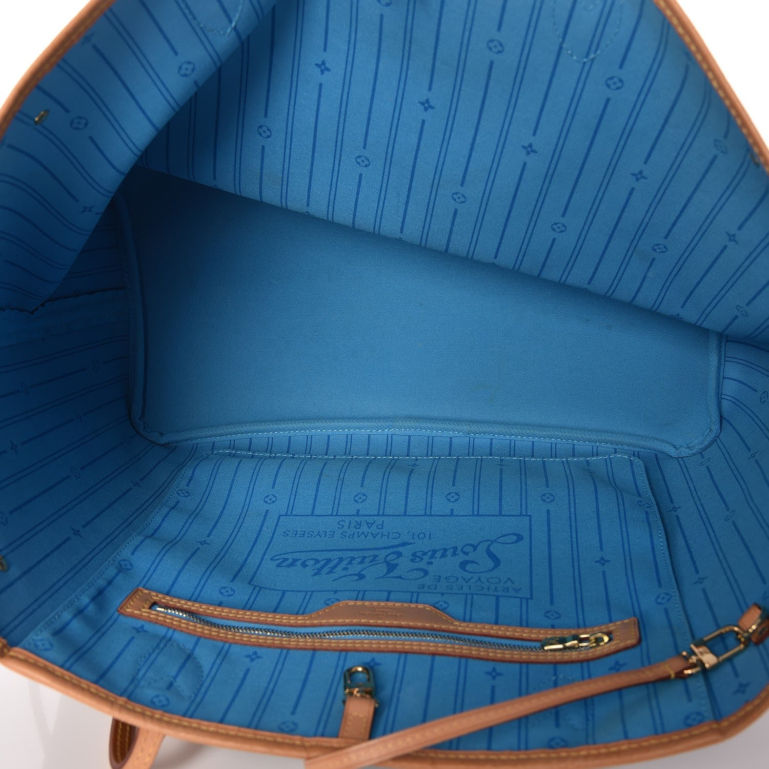 Louis Vuitton Monogram My LV Heritage Neverfull GM Blue Clair White 5 of 7