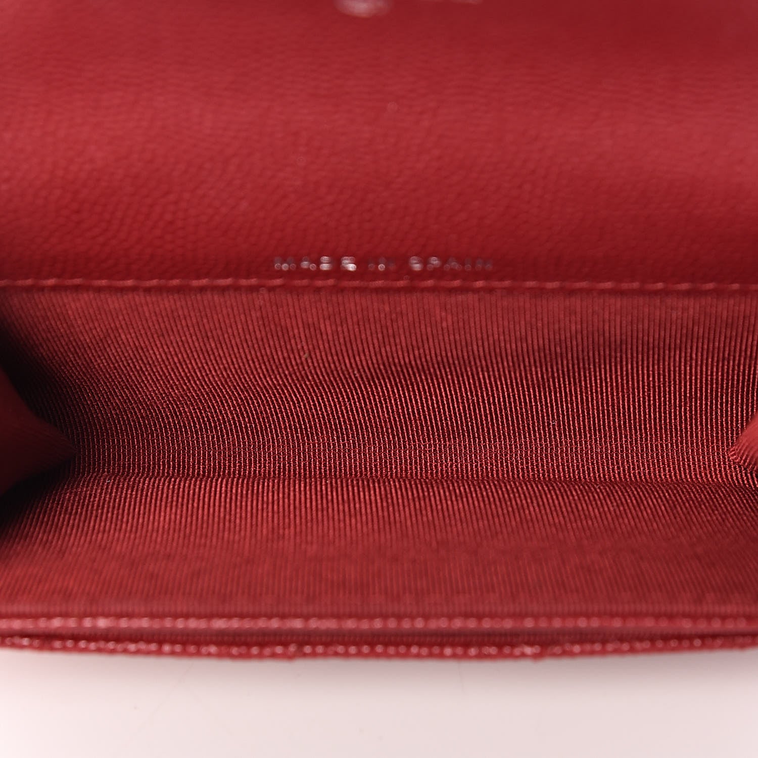 Chanel Caviar Quilted Flap Card Holder Wallet Red 5 of 9
