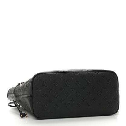 Louis Vuitton Empreinte Monogram Giant Neverfull MM Black 5 of 10