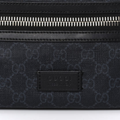 Gucci Soft GG Supreme Monogram Web Belt Bag Black Grey 9 of 14