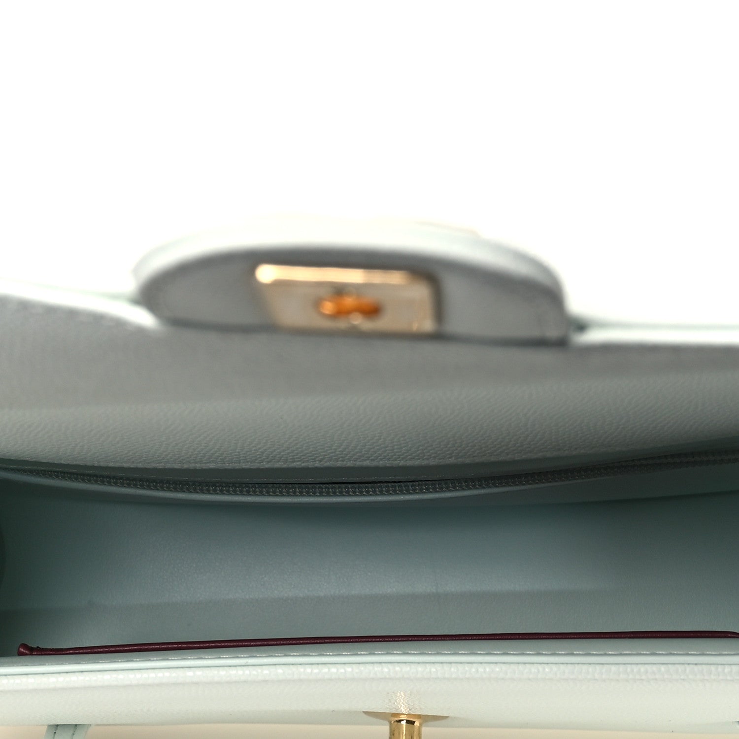 Chanel Shiny Caviar Preppy Coco Small Flap Light Blue 5 of 13