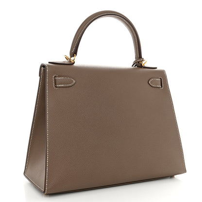 Hermes Epsom Kelly Sellier 28 Etoupe 3 of 11