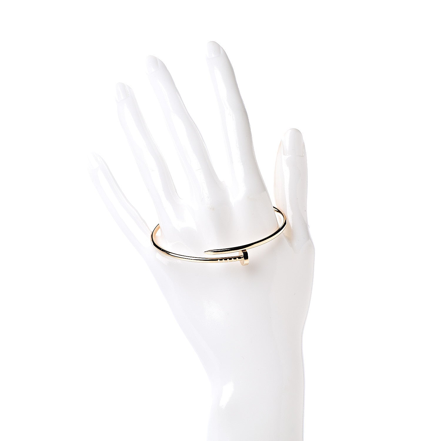 Cartier 18K Yellow Gold Small Juste Un Clou Bracelet 17 2 of 6