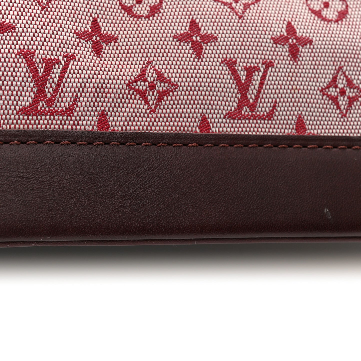 Mini Monogram Alma Long Cherry