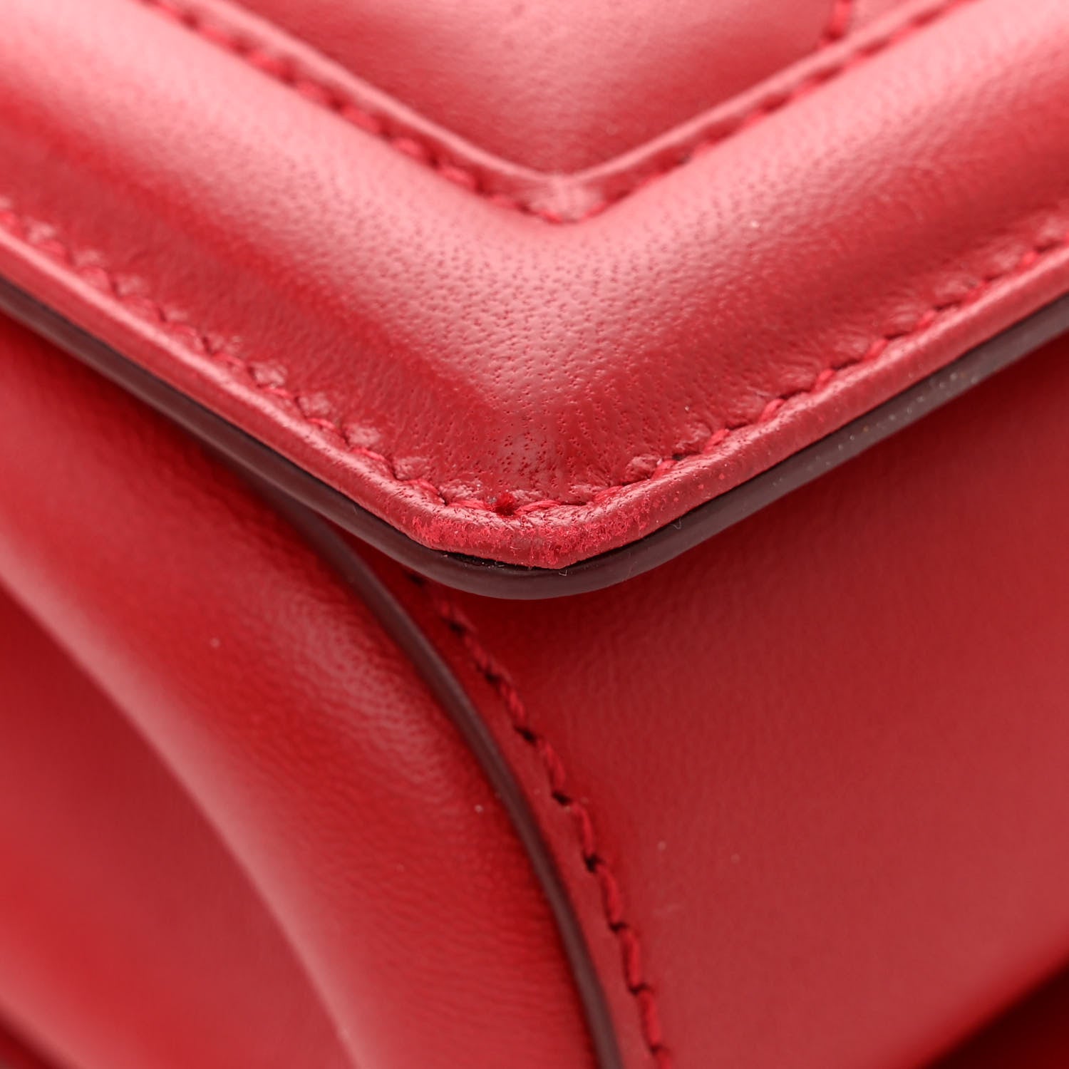 Dolce & Gabbana Calfskin Large Devotion Crossbody Bag Red 13 of 15