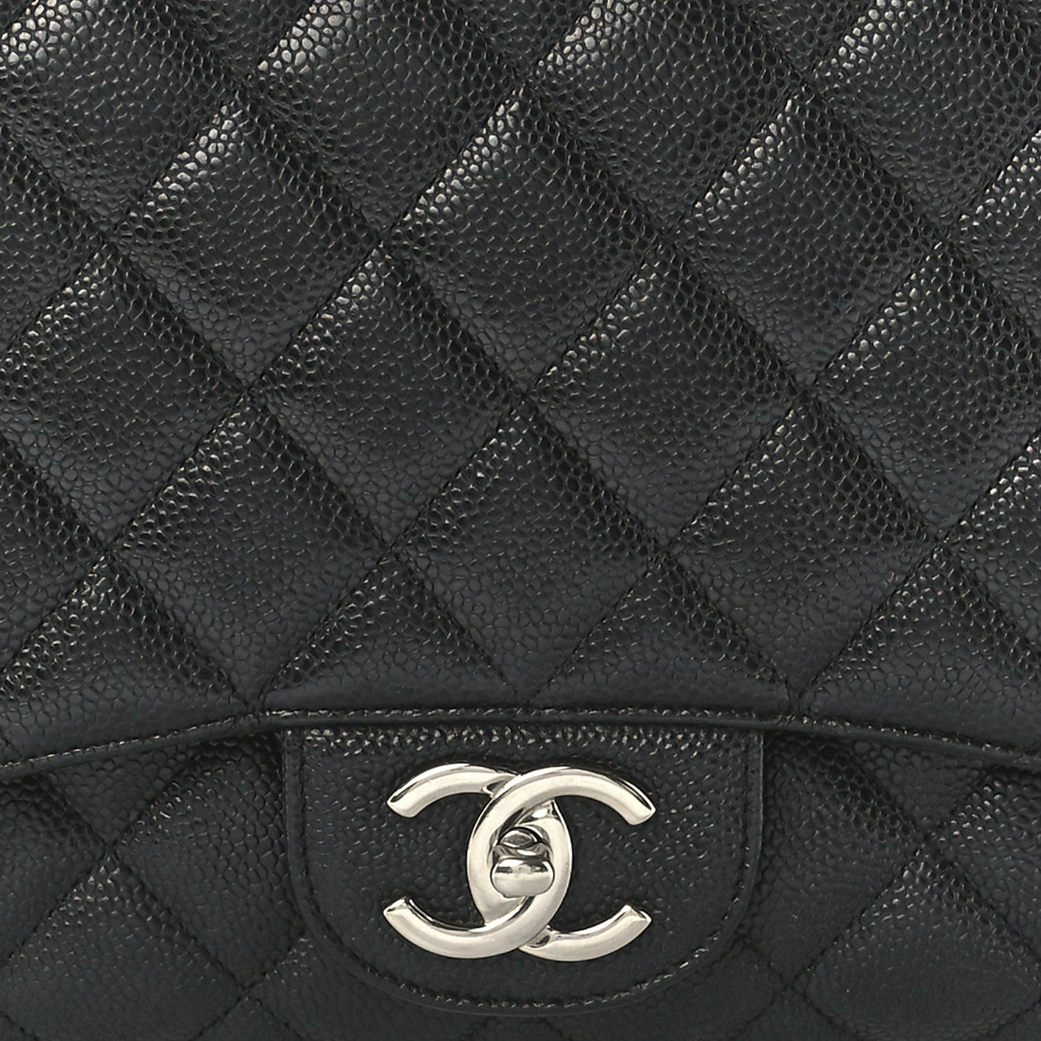 Chanel Caviar Quilted Maxi Double Flap Black 9 of 12