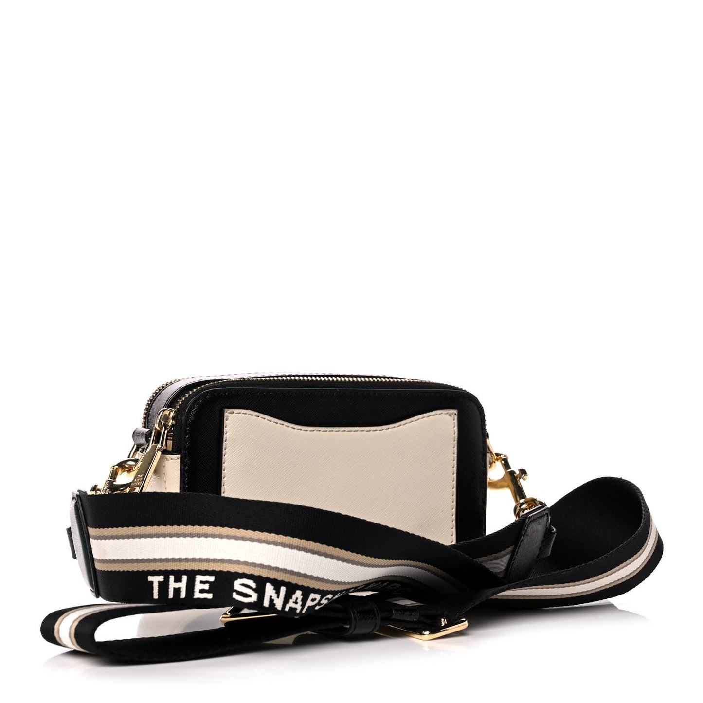 Saffiano Small Snapshot Camera Bag Cloud White Multicolor