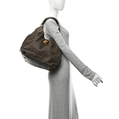 Louis Vuitton Mahina L Taupe 2 of 10