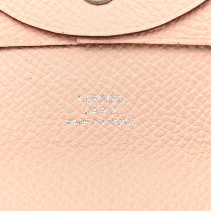 Hermes Epsom Bastia Coin Purse Rose Eglantine 12 of 18