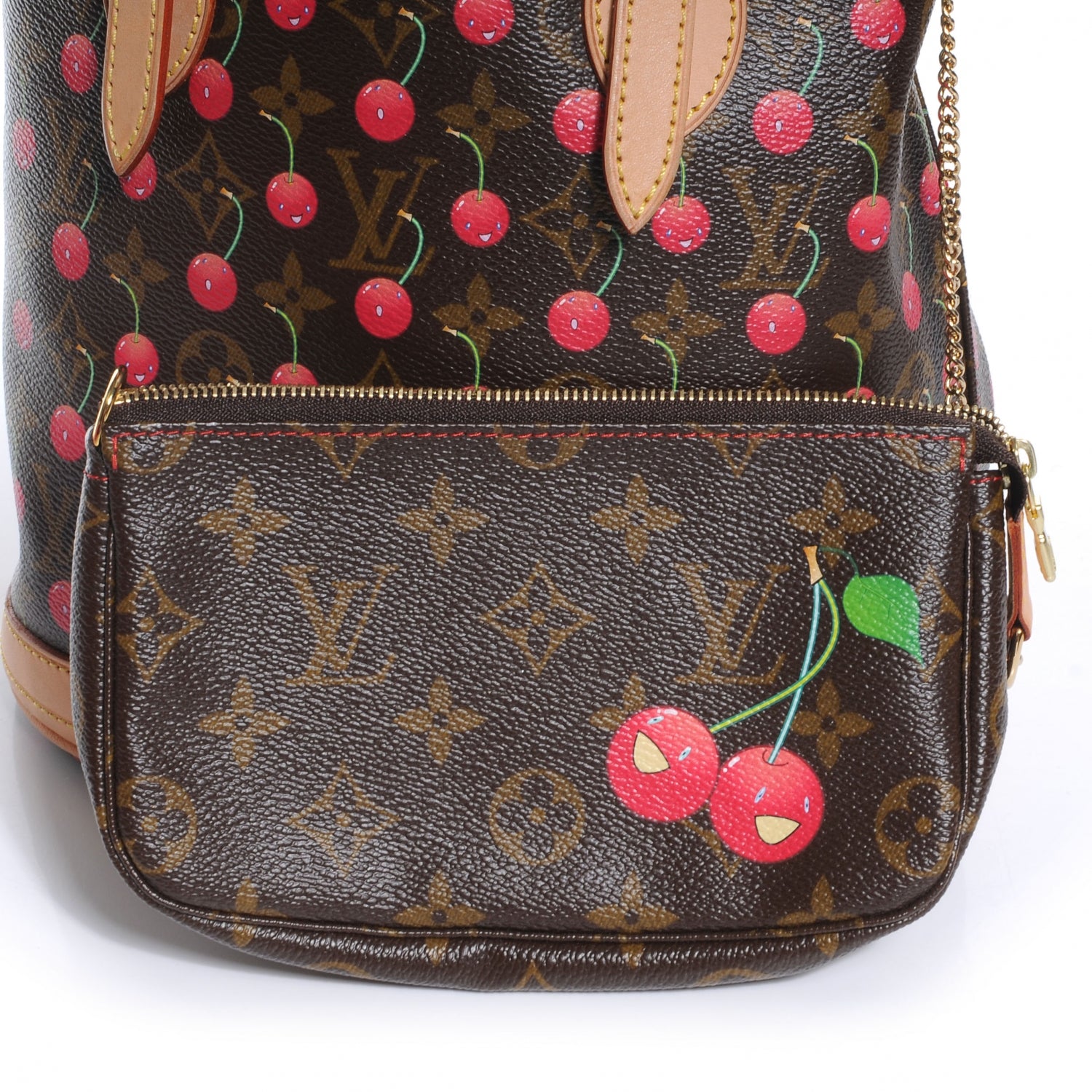 Louis Vuitton Monogram Cerises Bucket Bag 8 of 8